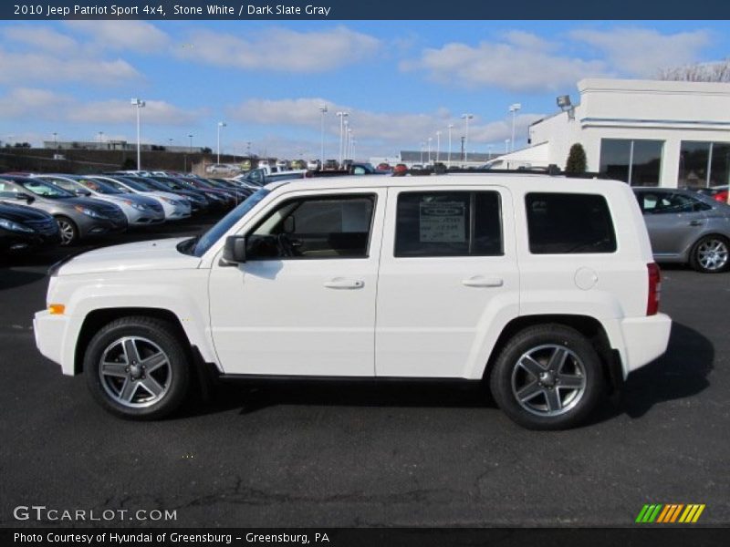 Stone White / Dark Slate Gray 2010 Jeep Patriot Sport 4x4