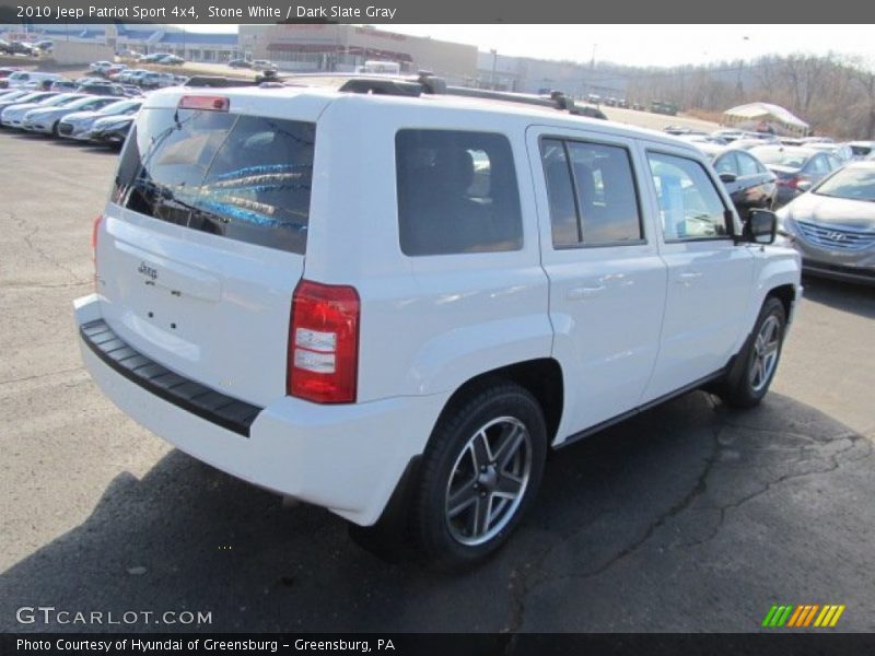 Stone White / Dark Slate Gray 2010 Jeep Patriot Sport 4x4