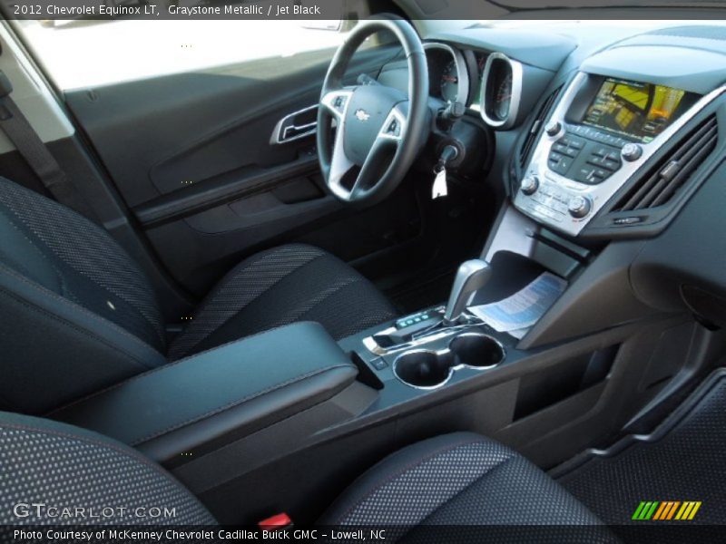 Graystone Metallic / Jet Black 2012 Chevrolet Equinox LT