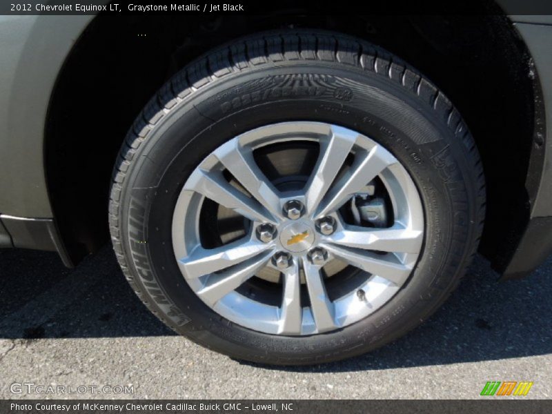 Graystone Metallic / Jet Black 2012 Chevrolet Equinox LT