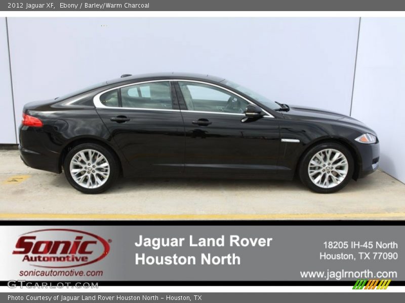 Ebony / Barley/Warm Charcoal 2012 Jaguar XF