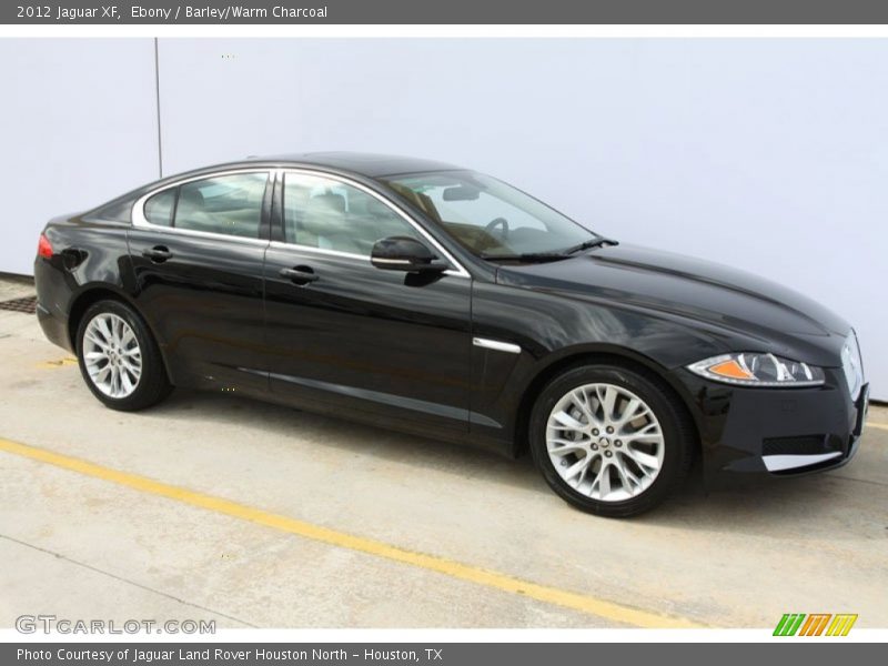 Ebony / Barley/Warm Charcoal 2012 Jaguar XF