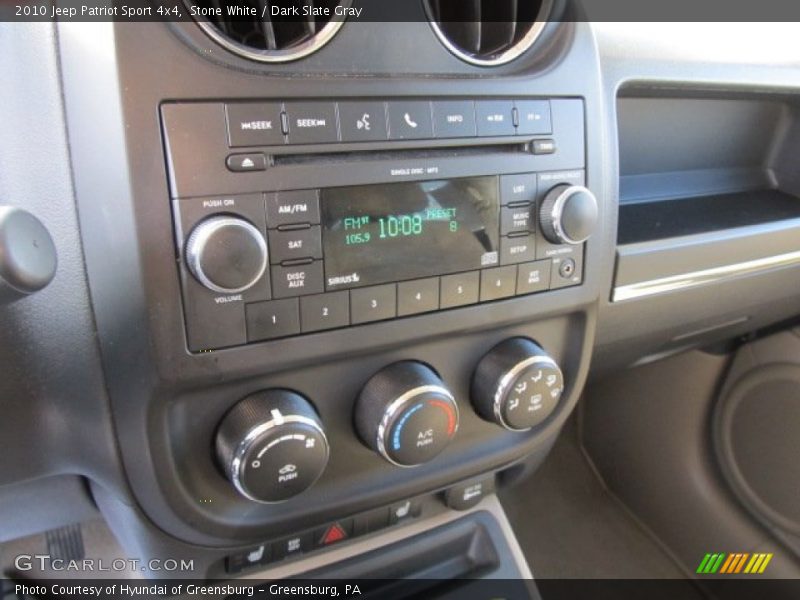 Stone White / Dark Slate Gray 2010 Jeep Patriot Sport 4x4