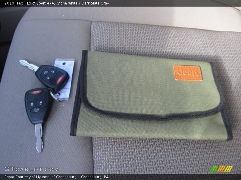 Stone White / Dark Slate Gray 2010 Jeep Patriot Sport 4x4