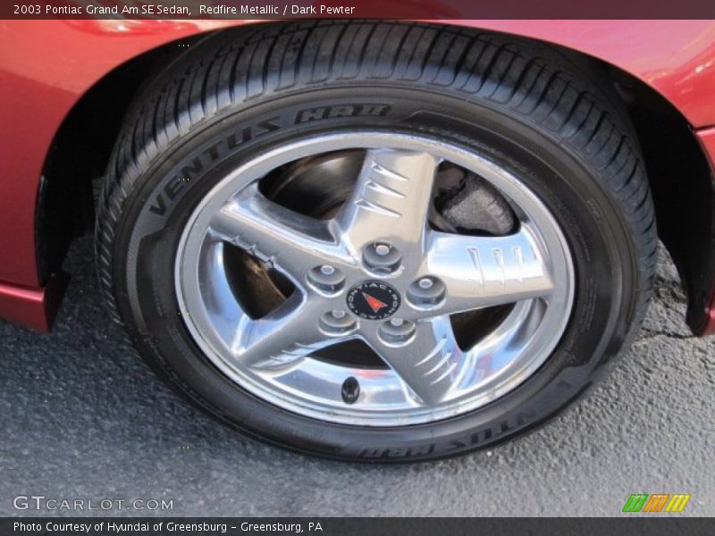 Redfire Metallic / Dark Pewter 2003 Pontiac Grand Am SE Sedan