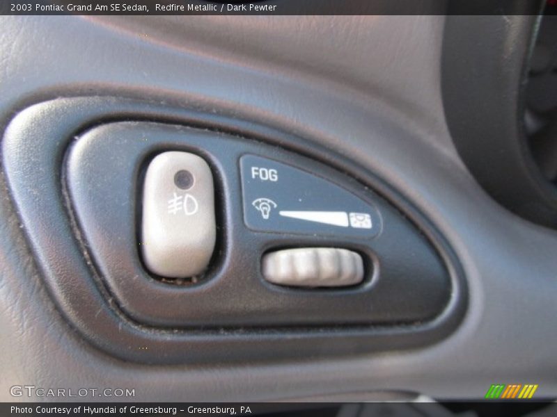Redfire Metallic / Dark Pewter 2003 Pontiac Grand Am SE Sedan