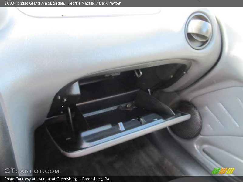 Redfire Metallic / Dark Pewter 2003 Pontiac Grand Am SE Sedan