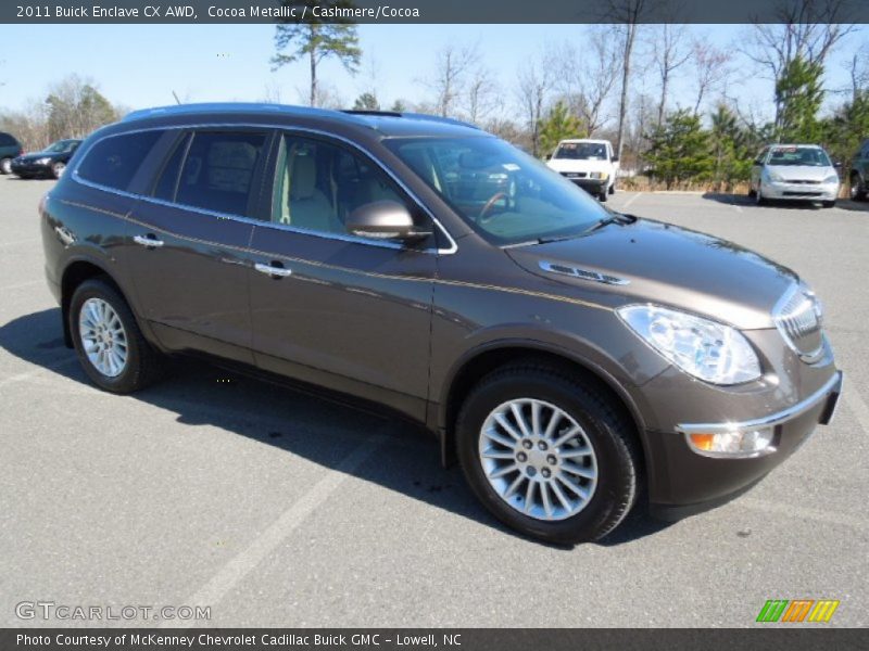 Cocoa Metallic / Cashmere/Cocoa 2011 Buick Enclave CX AWD