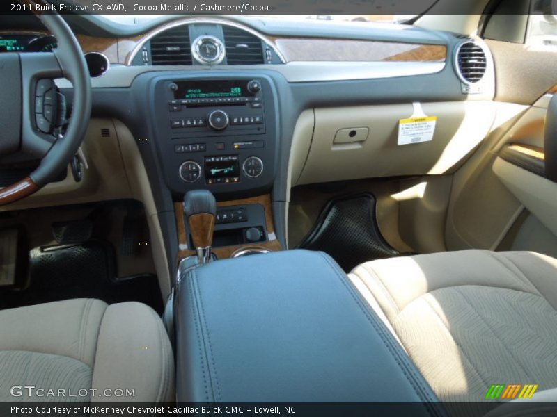 Cocoa Metallic / Cashmere/Cocoa 2011 Buick Enclave CX AWD