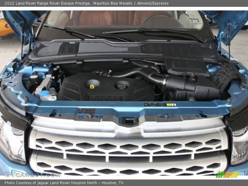  2012 Range Rover Evoque Prestige Engine - 2.0 Liter Turbocharged DOHC 16-Valve VVT Si4 4 Cylinder