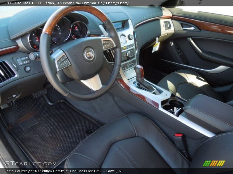 Ebony/Ebony Interior - 2012 CTS 3.6 Sedan 