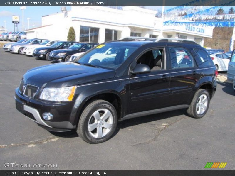 Carbon Black Metallic / Ebony 2008 Pontiac Torrent AWD