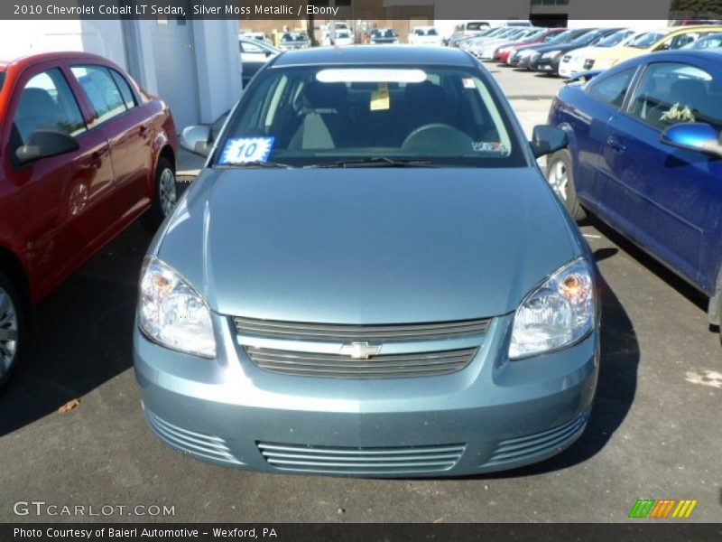 Silver Moss Metallic / Ebony 2010 Chevrolet Cobalt LT Sedan