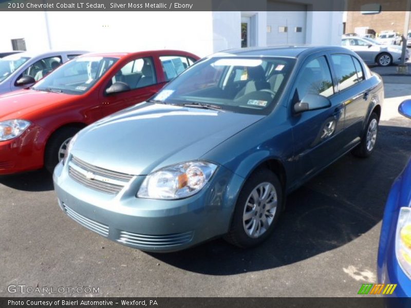 Silver Moss Metallic / Ebony 2010 Chevrolet Cobalt LT Sedan