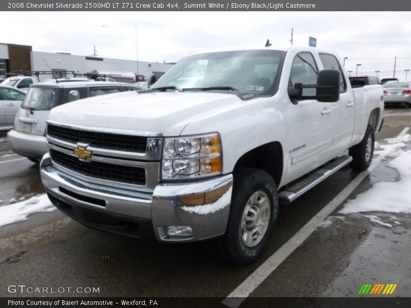 Summit White / Ebony Black/Light Cashmere 2008 Chevrolet Silverado 2500HD LT Z71 Crew Cab 4x4
