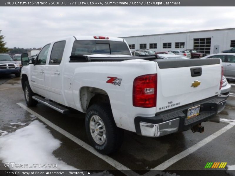 Summit White / Ebony Black/Light Cashmere 2008 Chevrolet Silverado 2500HD LT Z71 Crew Cab 4x4