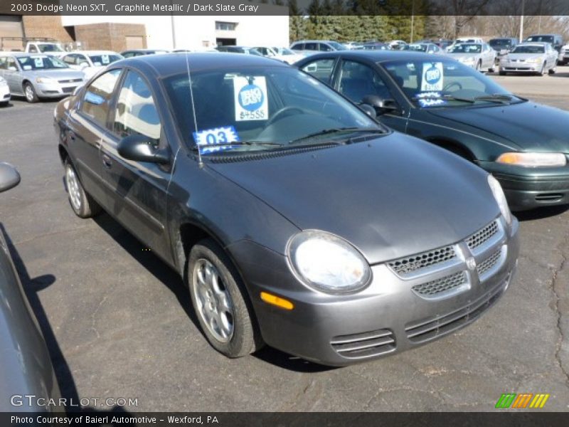 Graphite Metallic / Dark Slate Gray 2003 Dodge Neon SXT