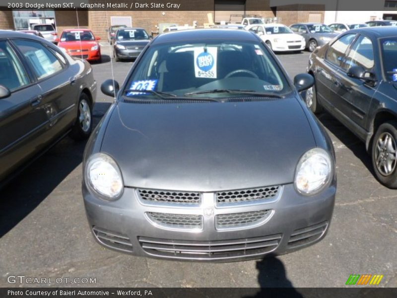 Graphite Metallic / Dark Slate Gray 2003 Dodge Neon SXT