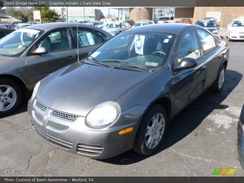 Graphite Metallic / Dark Slate Gray 2003 Dodge Neon SXT
