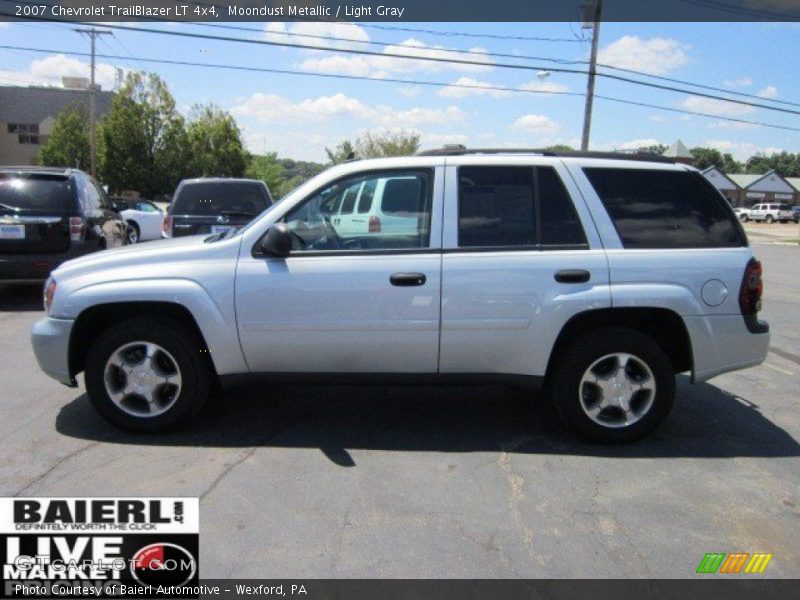 Moondust Metallic / Light Gray 2007 Chevrolet TrailBlazer LT 4x4