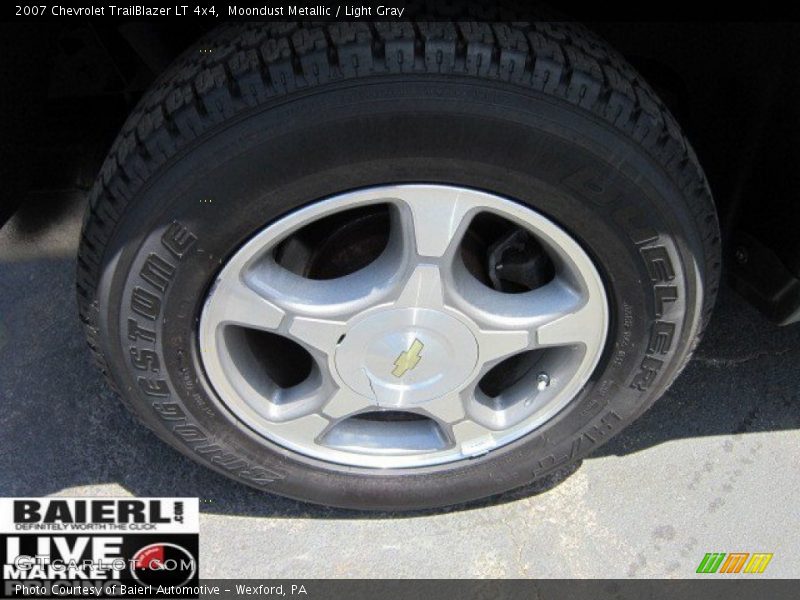 Moondust Metallic / Light Gray 2007 Chevrolet TrailBlazer LT 4x4