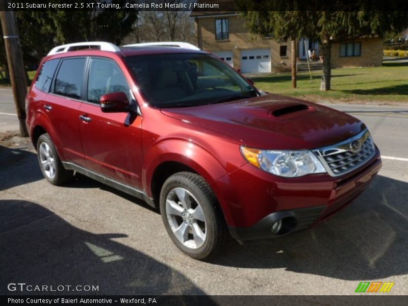 Camelia Red Metallic / Platinum 2011 Subaru Forester 2.5 XT Touring