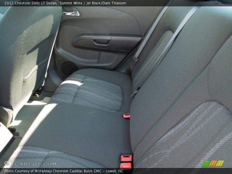 Summit White / Jet Black/Dark Titanium 2012 Chevrolet Sonic LT Sedan
