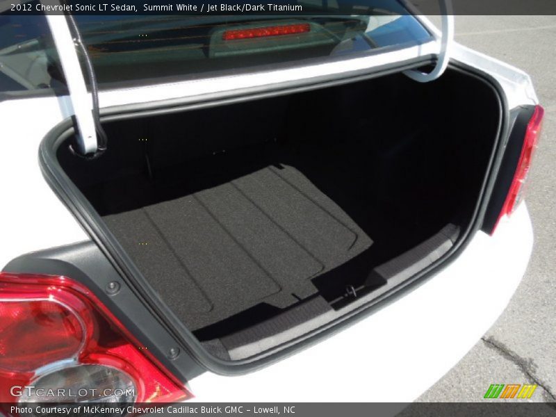 Summit White / Jet Black/Dark Titanium 2012 Chevrolet Sonic LT Sedan