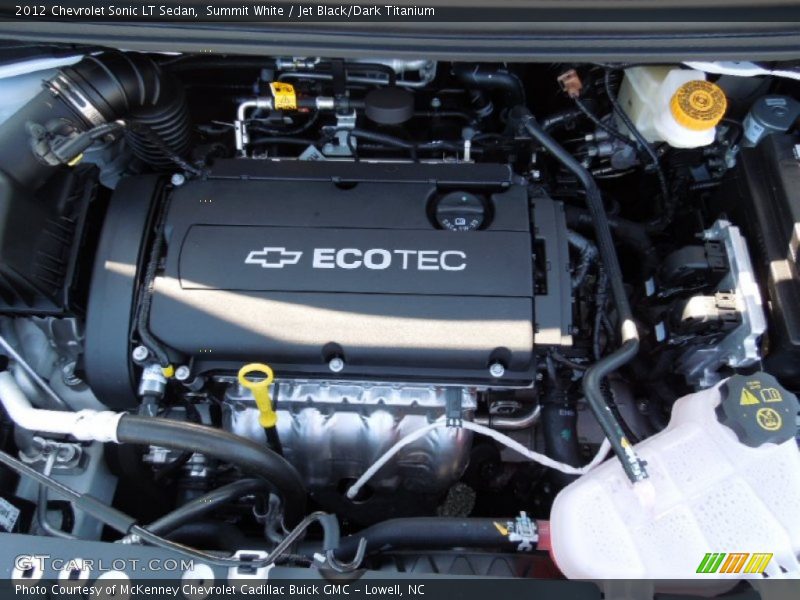 Summit White / Jet Black/Dark Titanium 2012 Chevrolet Sonic LT Sedan