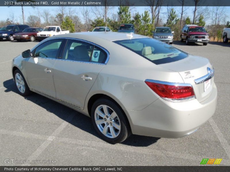 Gold Mist Metallic / Cashmere 2012 Buick LaCrosse FWD