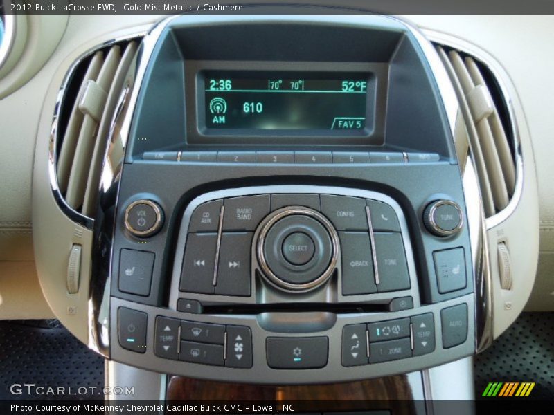 Gold Mist Metallic / Cashmere 2012 Buick LaCrosse FWD