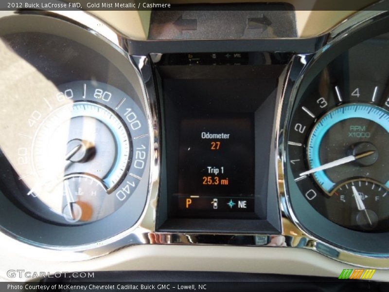 Gold Mist Metallic / Cashmere 2012 Buick LaCrosse FWD