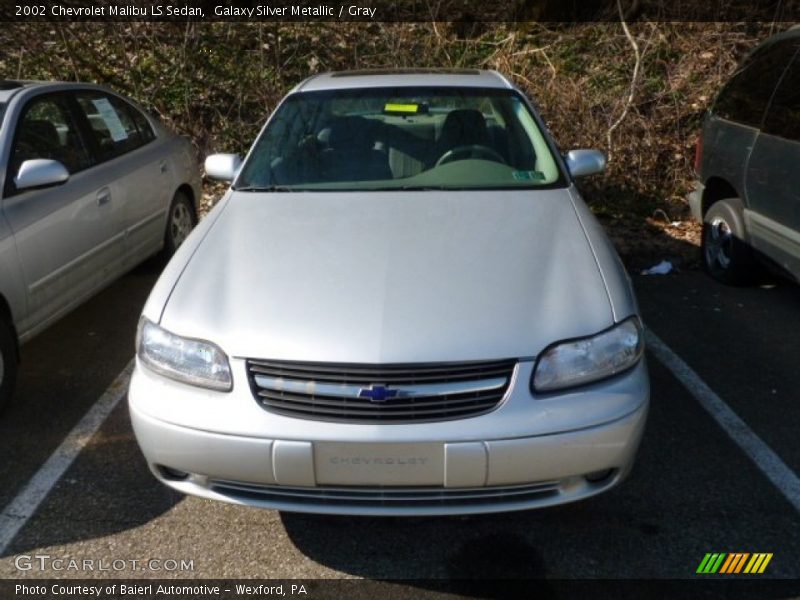 Galaxy Silver Metallic / Gray 2002 Chevrolet Malibu LS Sedan