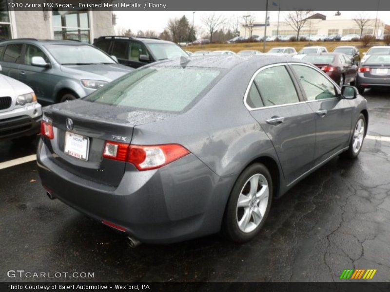 Polished Metal Metallic / Ebony 2010 Acura TSX Sedan