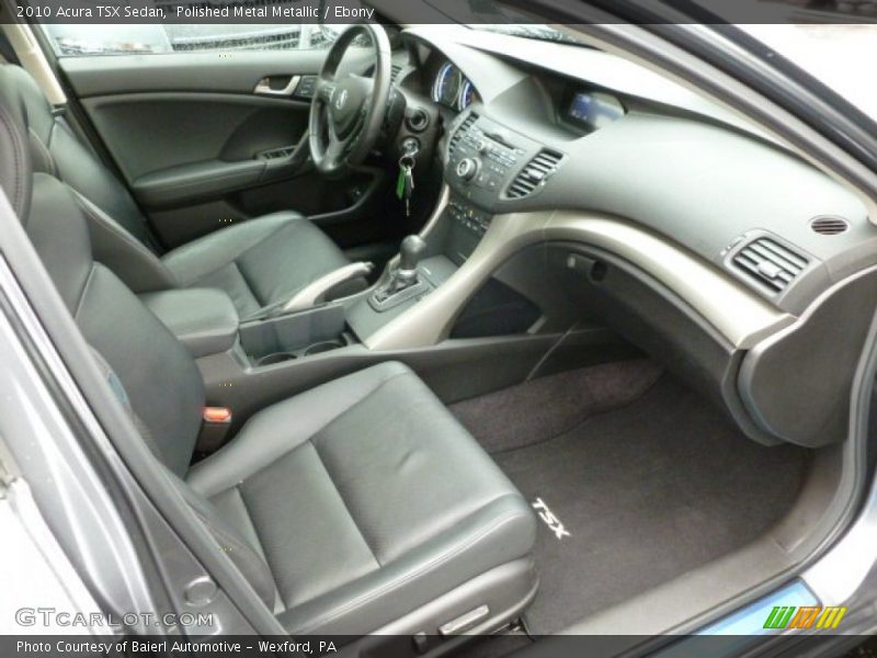 Polished Metal Metallic / Ebony 2010 Acura TSX Sedan