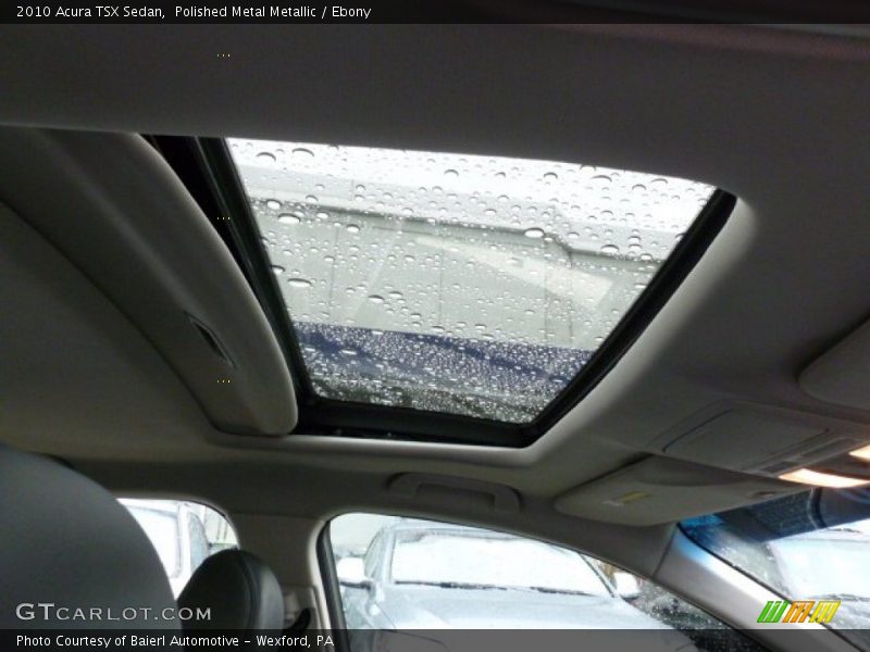 Polished Metal Metallic / Ebony 2010 Acura TSX Sedan