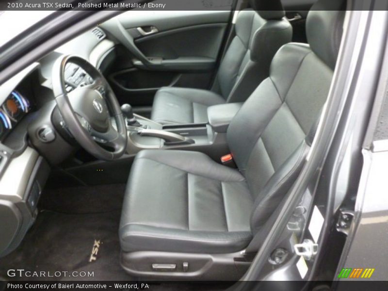 Polished Metal Metallic / Ebony 2010 Acura TSX Sedan