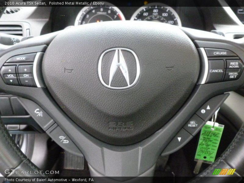Controls of 2010 TSX Sedan