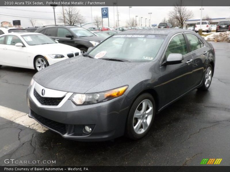 Polished Metal Metallic / Parchment 2010 Acura TSX Sedan