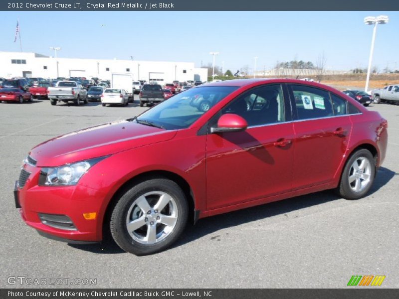 Crystal Red Metallic / Jet Black 2012 Chevrolet Cruze LT