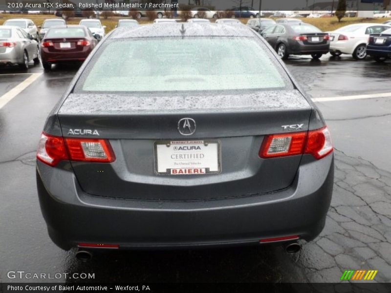 Polished Metal Metallic / Parchment 2010 Acura TSX Sedan