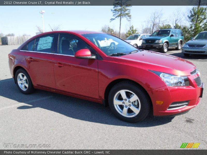 Crystal Red Metallic / Jet Black 2012 Chevrolet Cruze LT