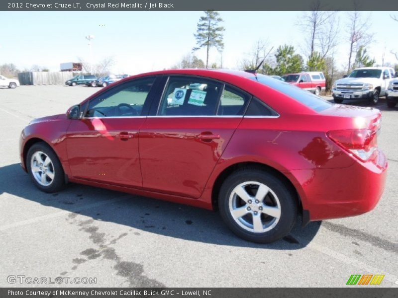 Crystal Red Metallic / Jet Black 2012 Chevrolet Cruze LT