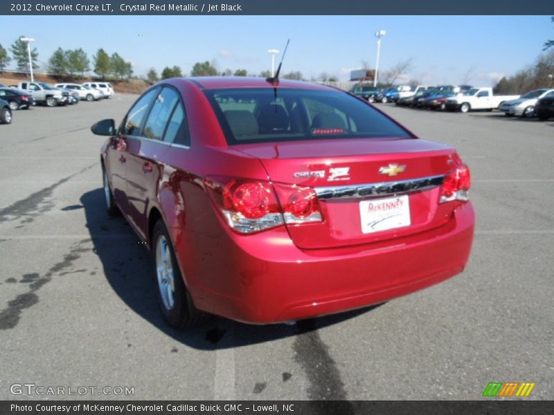 Crystal Red Metallic / Jet Black 2012 Chevrolet Cruze LT