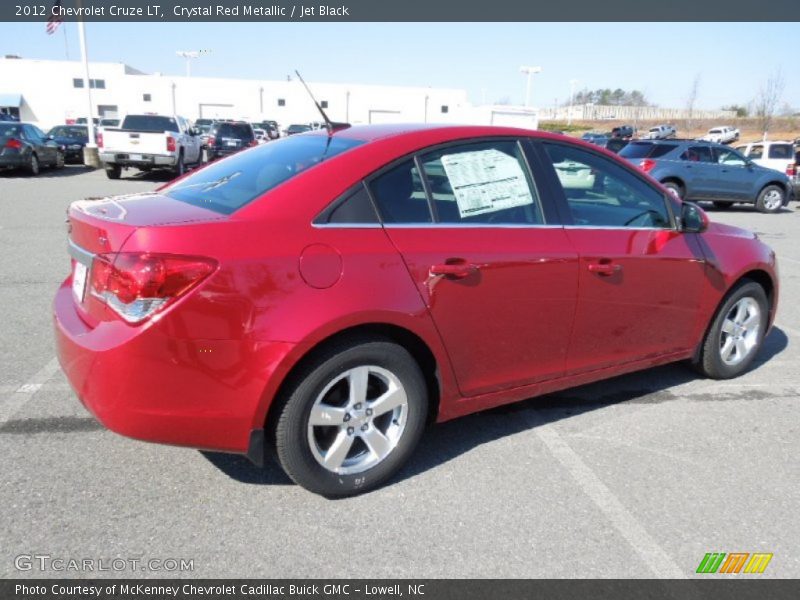Crystal Red Metallic / Jet Black 2012 Chevrolet Cruze LT