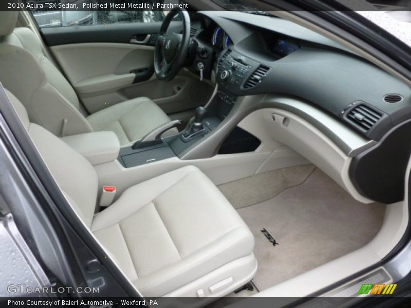 Polished Metal Metallic / Parchment 2010 Acura TSX Sedan