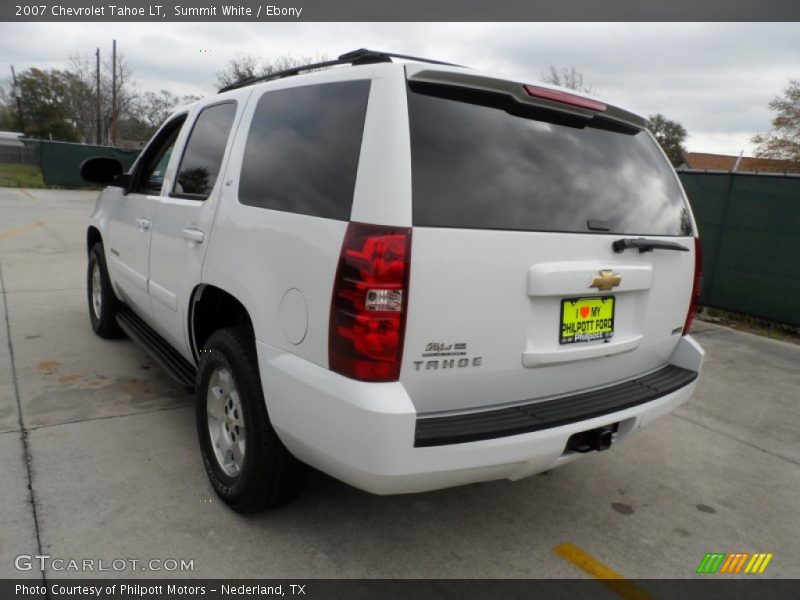 Summit White / Ebony 2007 Chevrolet Tahoe LT