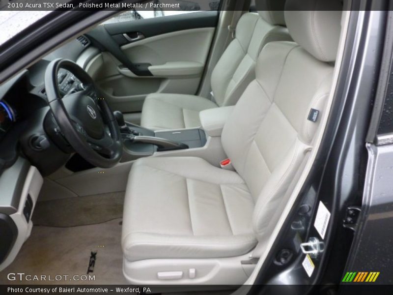 Polished Metal Metallic / Parchment 2010 Acura TSX Sedan