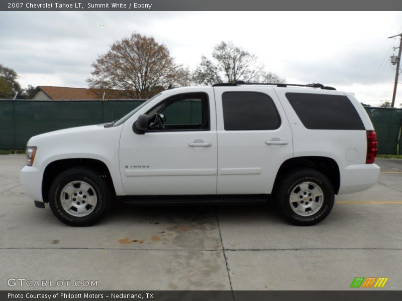 Summit White / Ebony 2007 Chevrolet Tahoe LT