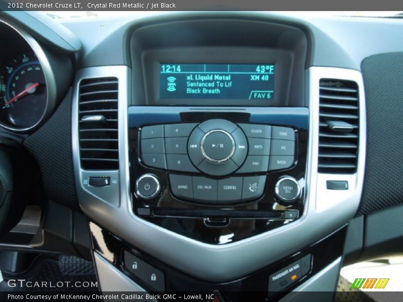 Crystal Red Metallic / Jet Black 2012 Chevrolet Cruze LT